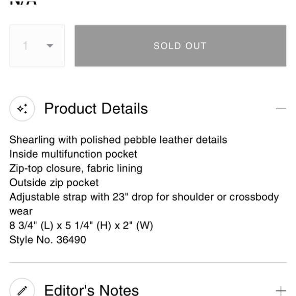 Coach Small Rhyder Bag Pink Shearling and Leather - Picture 9 of 9